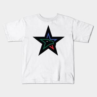 Latino Baseball League Star Logo Kids T-Shirt